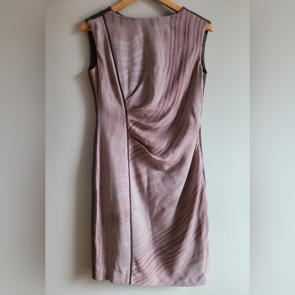 Tahari draped sheath‎ dress